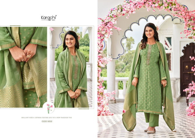 Bahaar By Kesar Silk Embroidery Dress Material Wholesale Shop In Surat
